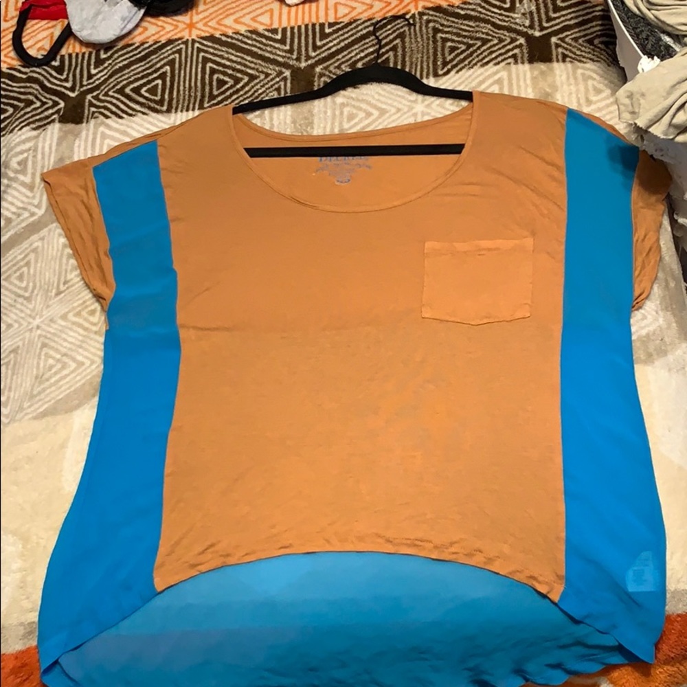 Sandy Blue Beach Shirt - Picture 1 of 2
